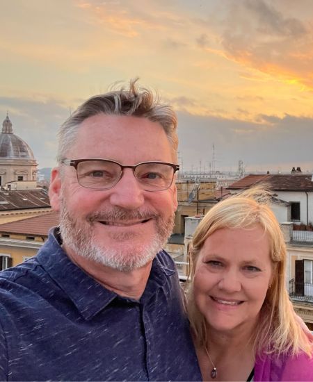 Photo of Karl and Jennifer Smiling