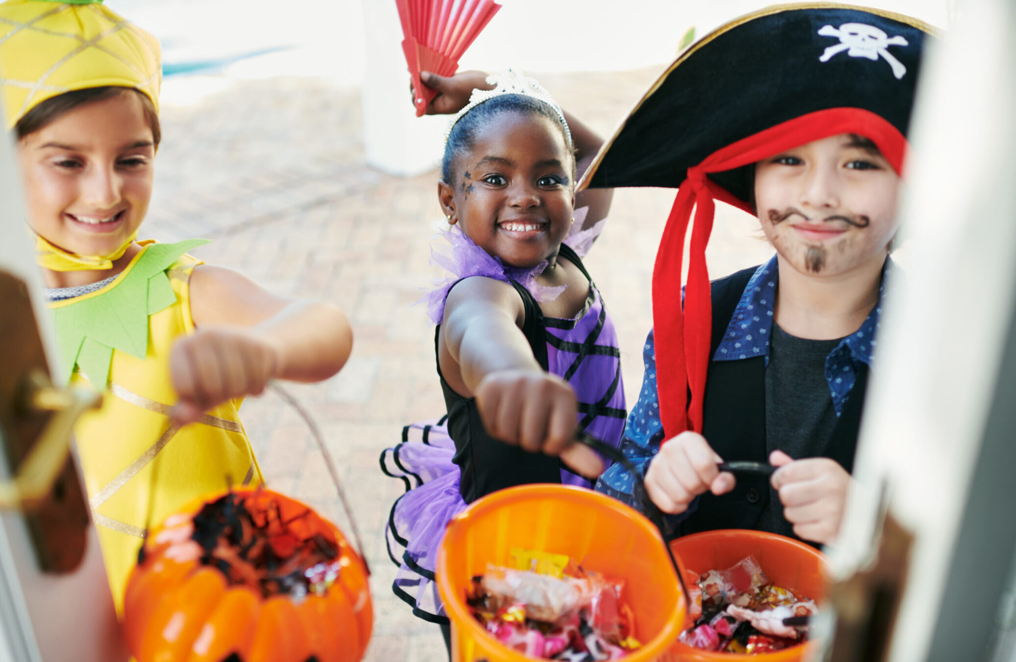 Halloween trick-or-treat in Bel Air