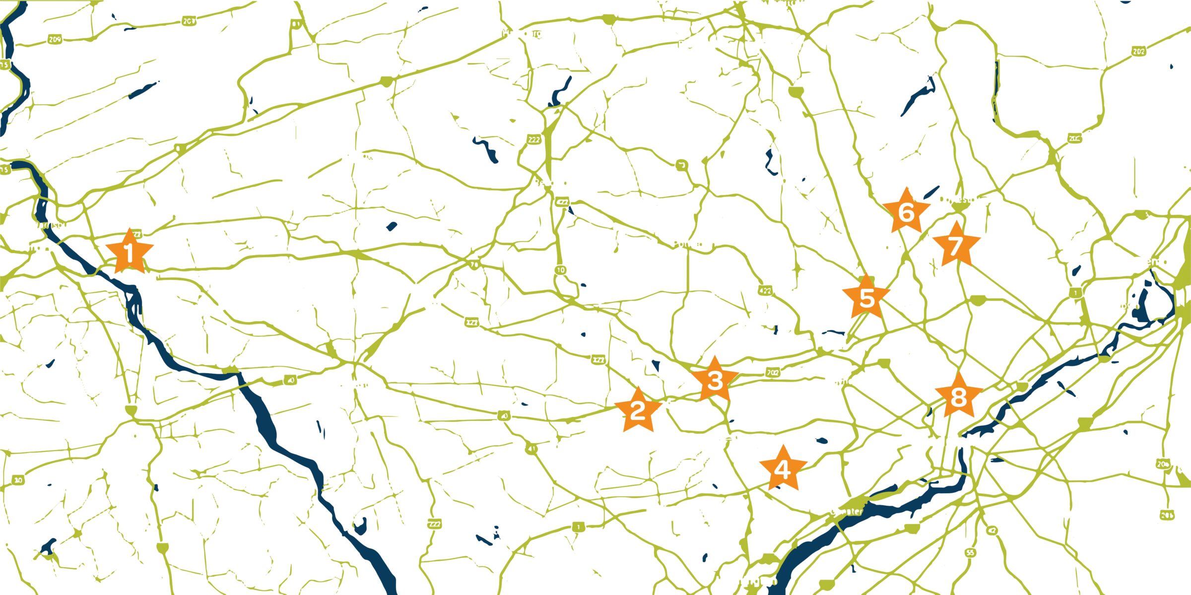 Map of Celebree Schools in PA